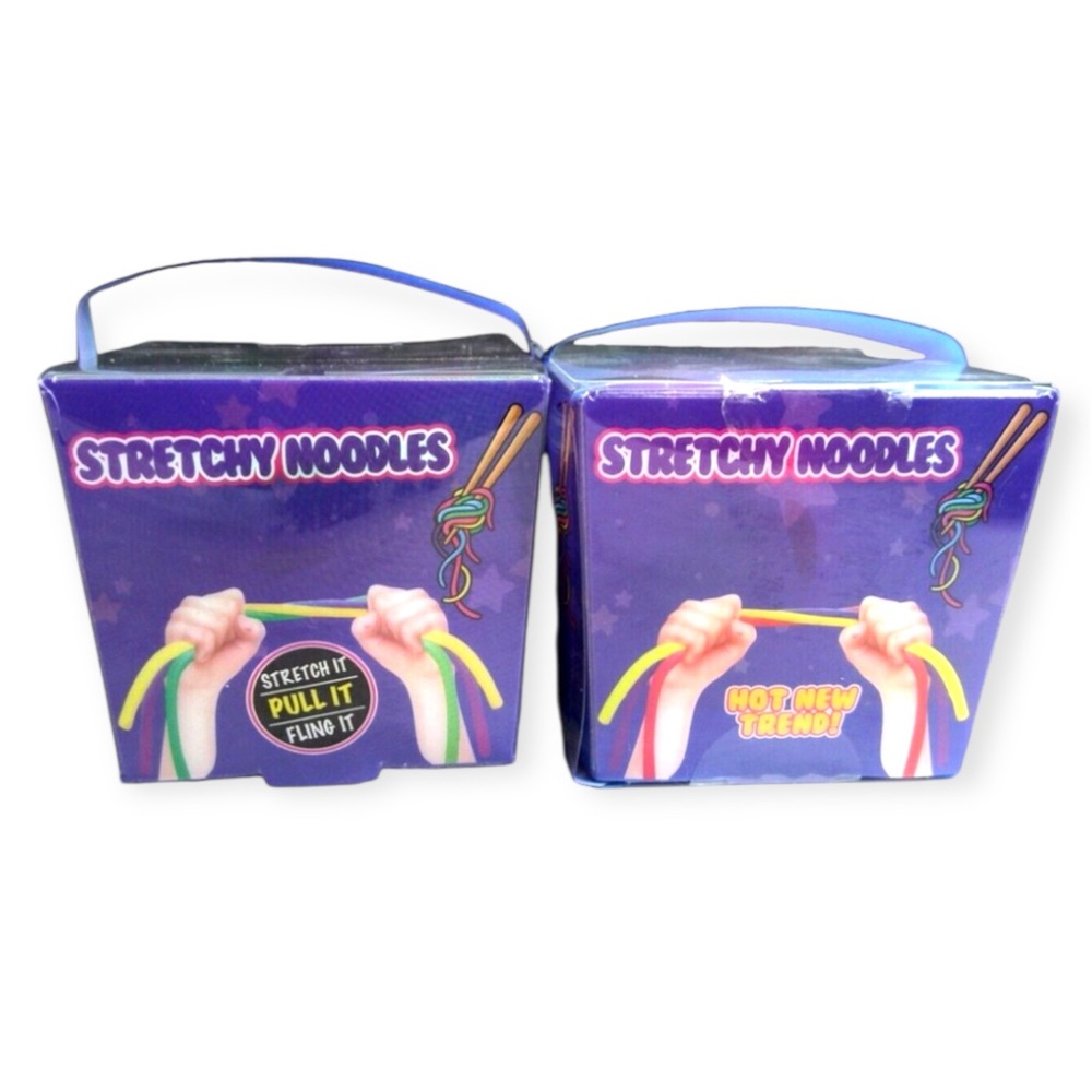 New Trending Stretchy Noodles Fidget Toy Lot Of 2